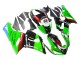 2005-2006 Kawasaki ZX6R Motorcycle Fairings - Green Red Black Elf 66 Australia