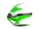 2005-2006 Kawasaki ZX6R Motorcycle Fairings - Green Red Black Elf 66 Australia