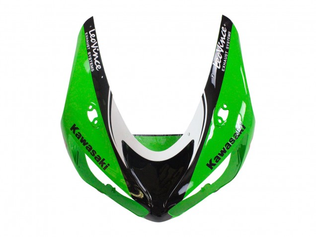 2005-2006 Kawasaki ZX6R Motorcycle Fairings - Green Red Black Elf 66 Australia