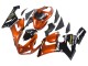 2005-2006 Kawasaki ZX6R Motorcycle Fairing - Orange Black Australia