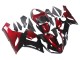 2005-2006 Kawasaki ZX6R Motorcycle Fairing - Red Glossy Black Australia
