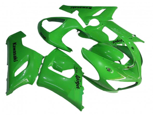 2005-2006 Kawasaki ZX6R Motorcycle Fairings - Green Australia