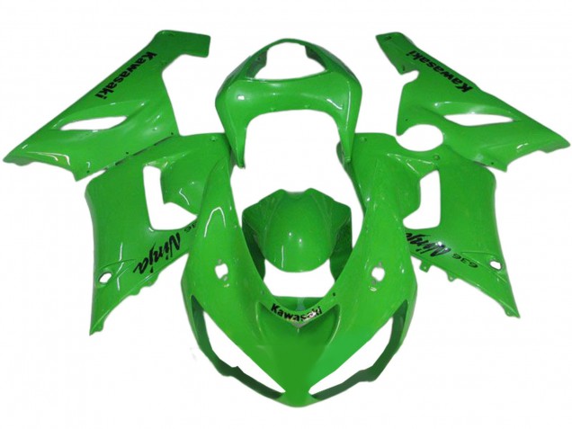 2005-2006 Kawasaki ZX6R Motorcycle Fairings - Green Australia