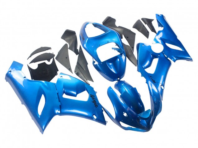 2005-2006 Kawasaki ZX6R Motorcycle Fairings - Glossy Blue Australia