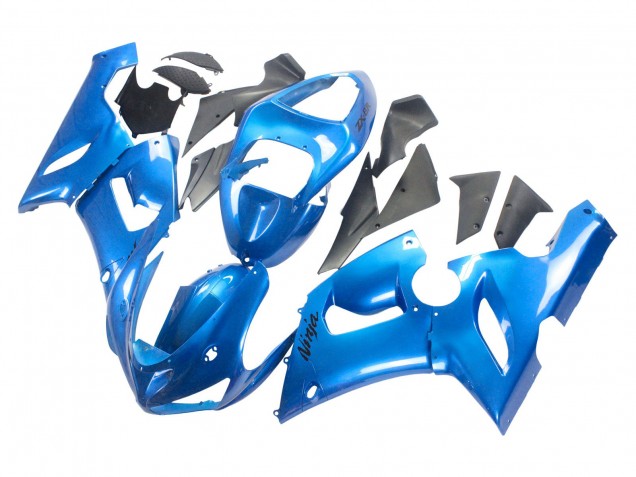 2005-2006 Kawasaki ZX6R Motorcycle Fairings - Glossy Blue Australia