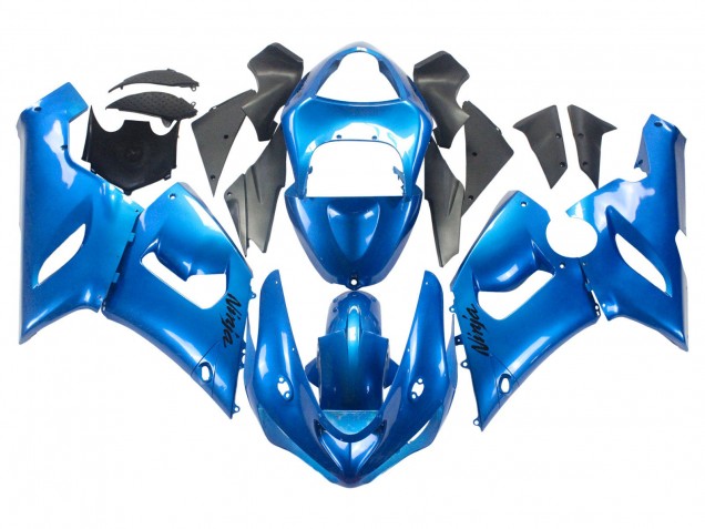 2005-2006 Kawasaki ZX6R Motorcycle Fairings - Glossy Blue Australia