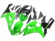2005-2006 Kawasaki ZX6R Motorcycle Fairings - Green Black Ninja Australia