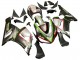 2005-2006 Kawasaki ZX6R Motorcycle Fairings - Black Silver Green Red K-26 Australia