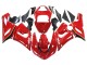 2005-2006 Kawasaki ZX6R Motorcycle Fairings - Red Yellow Black Australia