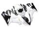 2005-2006 Kawasaki ZX6R Motorcycle Fairings - White Black Gold Ninja Australia