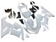 2005-2006 Kawasaki ZX6R Motorcycle Fairings - White Australia