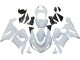 2005-2006 Kawasaki ZX6R Motorcycle Fairings - White Australia