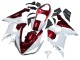 2005-2006 Kawasaki ZX6R Motorcycle Fairings - White Red Australia
