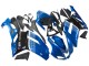 2007-2008 Kawasaki ZX6R Motorcycle Fairings - Black Blue Elf Australia