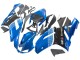 2007-2008 Kawasaki ZX6R Motorcycle Fairings - Black Blue Elf Australia