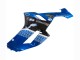 2007-2008 Kawasaki ZX6R Motorcycle Fairings - Black Blue Elf Australia