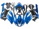 2007-2008 Kawasaki ZX6R Motorcycle Fairings - Black Blue Elf Australia