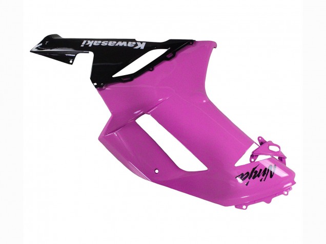 2007-2008 Kawasaki ZX6R Motorcycle Fairings - Black Pink Ninja Australia