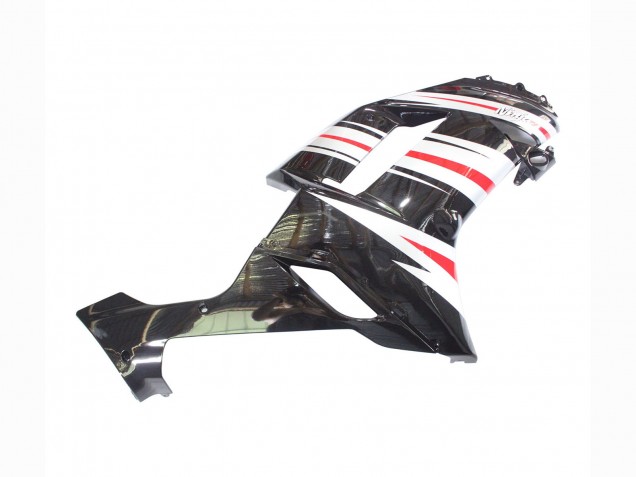 2007-2008 Kawasaki ZX6R Motorcycle Fairings - Black Silver Red Ninja Australia
