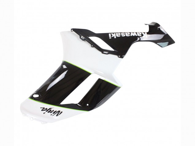 2007-2008 Kawasaki ZX6R Motorcycle Fairings - Black White Ninja Australia