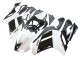 2007-2008 Kawasaki ZX6R Motorcycle Fairings - Black White Ninja Australia