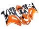 2007-2008 Kawasaki ZX6R Motorcycle Fairings - Orange Black Ninja Australia