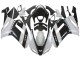 2007-2008 Kawasaki ZX6R Motorcycle Fairing - White Black Australia