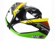 2009-2012 Kawasaki ZX6R Motorcycle Fairings - Green Glossy Black Yellow White Red Elf Monster Australia