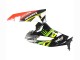 2009-2012 Kawasaki ZX6R Motorcycle Fairings - Green Glossy Black Yellow White Red Elf Monster Australia