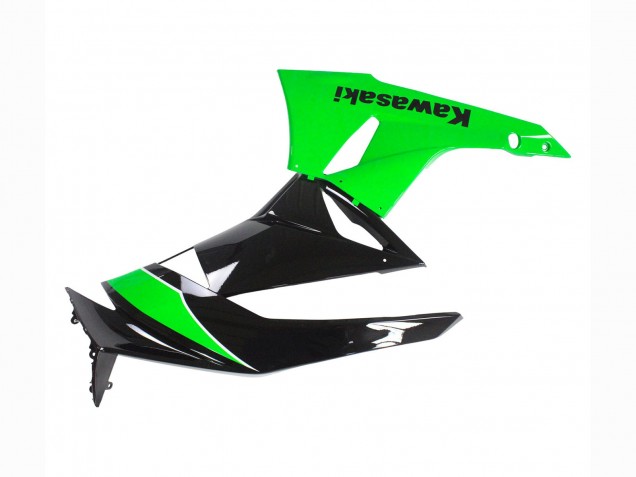 2009-2012 Kawasaki ZX6R Motorcycle Fairings - Green Glossy Black Australia