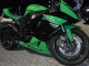 2009-2012 Kawasaki ZX6R Motorcycle Fairings - Green Glossy Black Australia