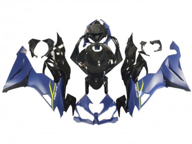 Affordable 2009-2012 Kawasaki ZX6R Motorcycle Fairing - Blue Glossy Black Yellow Australia