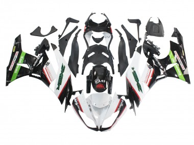 Affordable 2009-2012 Kawasaki ZX6R Motorcycle Fairings - White Red Black Green Australia