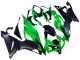 2019-2022 Kawasaki ZX6R Motorcycle Fairings - Green Matte Black Australia