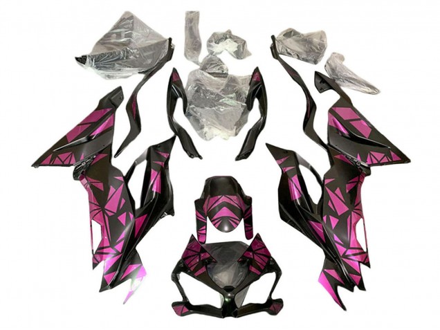 2019-2022 Kawasaki ZX6R Motorcycle Fairings - Purple Black Australia