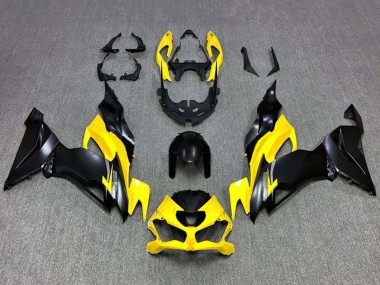 Affordable 2019-2022 Kawasaki ZX6R Motorcycle Fairings - Yellow Matte Black Australia