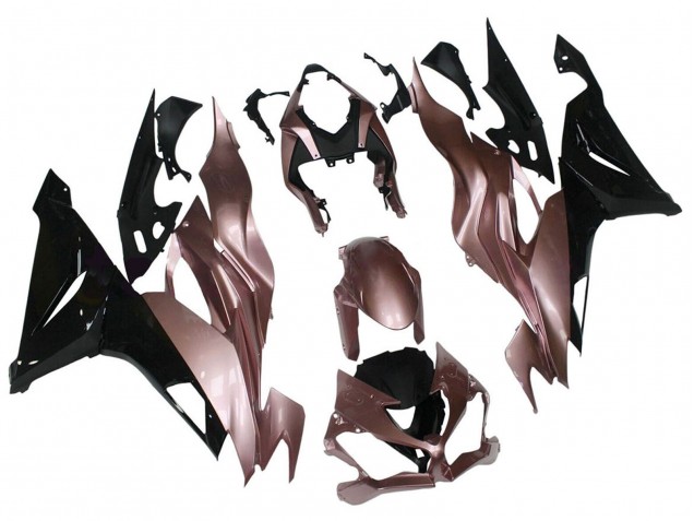 2019-2022 Kawasaki ZX6R Motorcycle Fairings - Desert Tan Black Australia