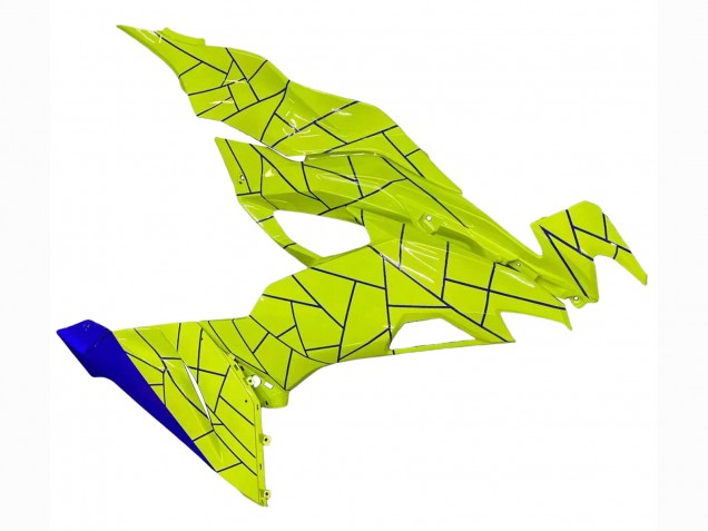 2019-2022 Kawasaki ZX6R Motorcycle Fairings - Blue Yellow Australia
