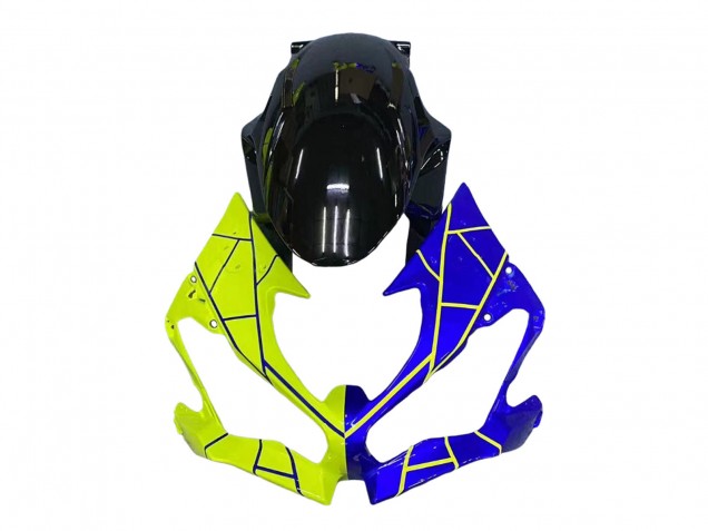 2019-2022 Kawasaki ZX6R Motorcycle Fairings - Blue Yellow Australia