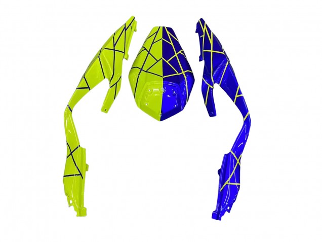 2019-2022 Kawasaki ZX6R Motorcycle Fairings - Blue Yellow Australia