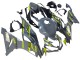 2019-2022 Kawasaki ZX6R Motorcycle Fairings - Nardo Grey Yellow Australia