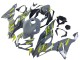 2019-2022 Kawasaki ZX6R Motorcycle Fairings - Nardo Grey Yellow Australia