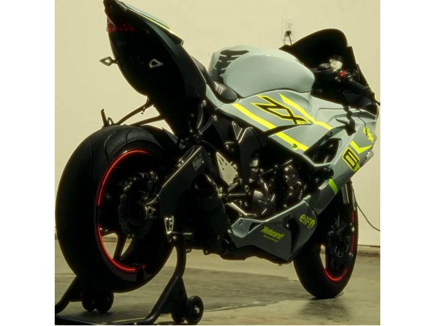 2019-2022 Kawasaki ZX6R Motorcycle Fairings - Nardo Grey Yellow Australia