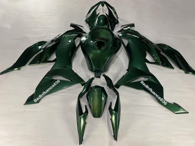 2019-2022 Kawasaki ZX6R Motorcycle Fairings - Dark Green Australia