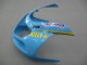2000-2002 Suzuki GSXR1000 Motorcycle Fairings - Light Blue Yellow Black Motul Rizla Australia