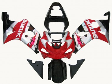 Affordable 2000-2002 Suzuki GSXR1000 Motorcycle Fairings - Red Silver White Black Australia