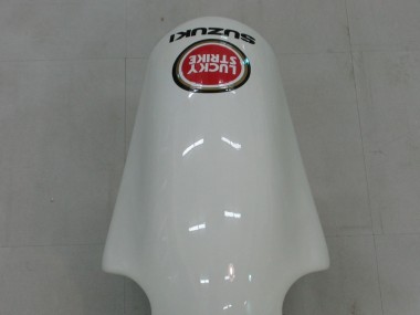 Affordable 2000-2002 Suzuki GSXR1000 Motorcycle Fairings - White Red Lucky Strike Australia