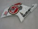 2000-2002 Suzuki GSXR1000 Motorcycle Fairings - White Red Lucky Strike Australia