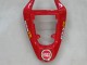 2000-2002 Suzuki GSXR1000 Motorcycle Fairings - White Red Lucky Strike Australia