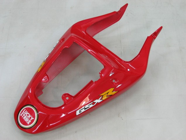 2000-2002 Suzuki GSXR1000 Motorcycle Fairings - White Red Lucky Strike Australia